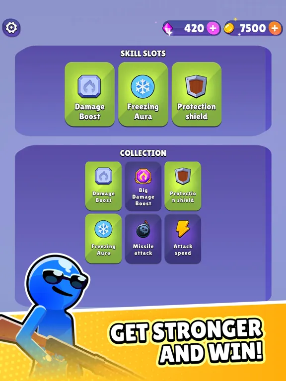 Captures d'écran de AI Rebellion－Stickman Fighting iPad 